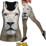 RoarFit: Animal Print Leggings Exercise Set