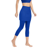 CurveComfort High Waist Fitness Skirt & Leggings w/Pocket