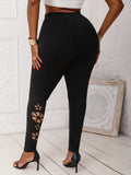 SculptFit™ Curvaceous Women's Casual Floral Skinny Pants