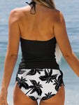 Sun-kissed Palms Island Sleeveless Bikini Set