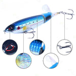 Topwater Tail Wobbler Hard Crankbait Fishing Lure