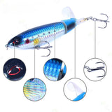 Topwater Tail Wobbler Hard Crankbait Fishing Lure