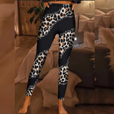 ActiveCurve™ Leopard Print Casual Mid-Waist Fitness Leggings