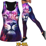 RoarFit: Animal Print Leggings Exercise Set
