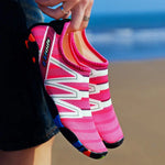 Life Is A Beach Unisex Aqua Flats Beach Shoes