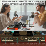 All-In-1 Production Studio G10 Audio Mixer & Vocal Effects Workstation
