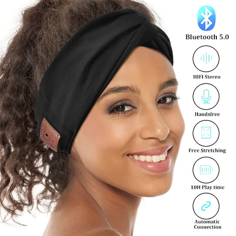 SonicSport Solid: Wireless Dynamic Bluetooth Sweat-proof Headband