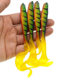 Squiggle Jig Soft T-Tail Swimbait 3pcs/5pcs Fishing Lure