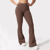 ShapeScuplt™ High Waist Flared Leggings w/Pockets