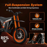 Iron Pegasus™ 2000W Electric 48V Off-Road E-Bike