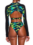 Congo Queen Sun-kissed Backless Bikini Set