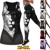 RoarFit: Animal Print Leggings Exercise Set