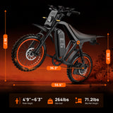 Storm Pegasus™ 1500W All-Terrain Electric Bike