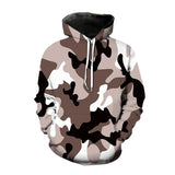 2023 New Versatile Hoodies Camouflage 3D Print Hooded Sweatshirt Pullover Men Fashion Hoodie Harajuku Street Style