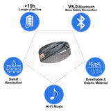 SonicSport Solid: Wireless Dynamic Bluetooth Sweat-proof Headband