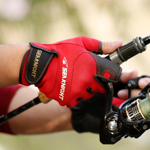 SeaKnight SK03 Sport Fishing Gloves 3 Half-Finger