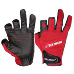 SeaKnight SK03 Guantes de pesca deportiva 3 medio dedo