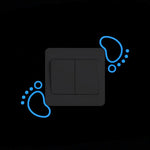 NICELET Luminous Wall Light Switch Home Decor Decal