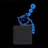 NICELET Luminous Wall Light Switch Home Decor Decal