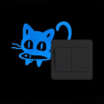 NICELET Luminous Wall Light Switch Home Decor Decal