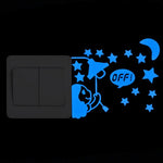 NICELET Luminous Wall Light Switch Home Decor Decal