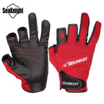 SeaKnight SK03 Guantes de pesca deportiva 3 medio dedo