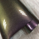 Premium Glossy DIY Chameleon Purple/Blue Pearl Vinyl Automobile Vehicle Wrap