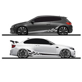 2 uds 220x25cm rayas de carreras de vinilo para automóviles 