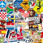 38 Pcs/Set There's No Place Like Home Travel Stickers