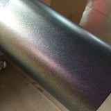 Premium Glossy DIY Chameleon Purple/Blue Pearl Vinyl Automobile Vehicle Wrap