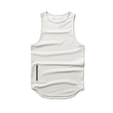 Camouflage Fitness Training Sports Top w/Pocket for Men