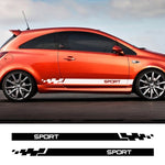 2pcs Auto Sports DIY Car Decoration Vinyl Wrap