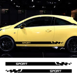 2pcs Auto Sports DIY Car Decoration Vinyl Wrap