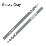 2pcs Auto Sports DIY Car Decoration Vinyl Wrap