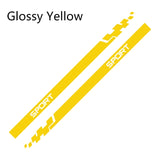 2pcs Auto Sports DIY Car Decoration Vinyl Wrap