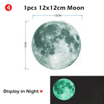 Luminous Moon & Stars Wall Stickers Home Decoration Decals