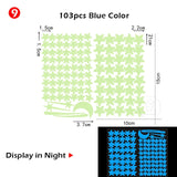 Luminous Moon & Stars Wall Stickers Home Decoration Decals