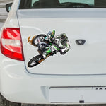 Motocross Rally Off-Road Excitement Dirt Bike Sticker Decal 14*15cm