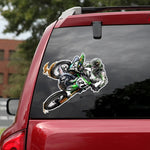Motocross Rally Off-Road Excitement Dirt Bike Sticker Decal 14*15cm