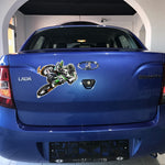 Motocross Rally Off-Road Excitement Dirt Bike Sticker Decal 14*15cm