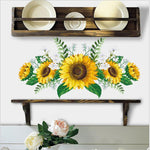 1PCS Removable Sunflower Wall Sticker