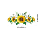 1PCS Removable Sunflower Wall Sticker