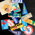15 Pcs/Set Road Trip USA Stickers