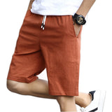 TruCredence Men's Casual Linen Boardshorts w/Drawstring
