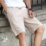 TruCredence Men's Casual Linen Boardshorts w/Drawstring