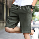 TruCredence Men's Casual Linen Boardshorts w/Drawstring