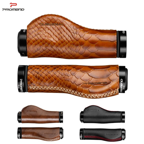 1 Pair Non-Slip City Slicker Cowhide Handlebar Bicycle Grips