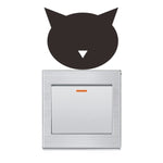 BRUP 3D Cats Vinyl Bathroom Decoration