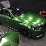 Premium Glossy DIY Chameleon Purple/Blue Pearl Vinyl Automobile Vehicle Wrap