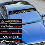 Decorative Auto Sport Vinyl Windshield Decal
